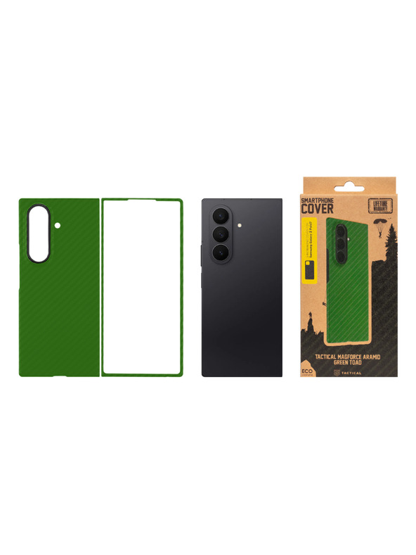 Tactical Tactical MagForce Aramid Zaščita za Samsung Galaxy Z Fold 7 Green Toad