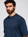Ombre Clothing Majica OM-TSBC-0291 - off white/bledo olivna/navy Ombre Clothing