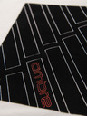 Ombre Clothing Moško bombažno majico z geometrijskim potiskom - belo V1 OM-TSPT-0259 Ombre Clothing