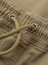 Ombre Clothing Moške hlače JOGGERY s tovornimi žepi na zadrgo - khaki V1 OM-PAJO-0290 Ombre Clothing