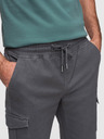 Ombre Clothing Moške hlače JOGGERY s tovornimi žepi na zadrgo - grafitna V3 OM-PAJO-0290 Ombre Clothing