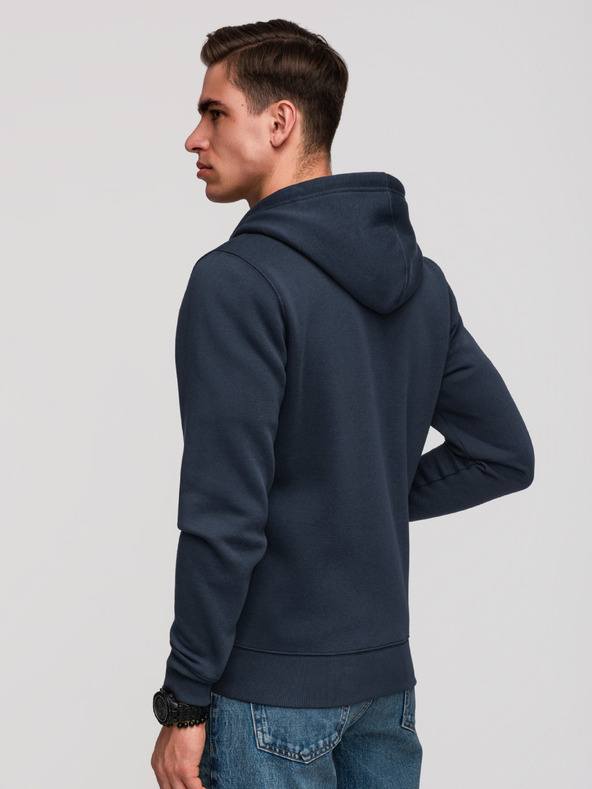 Ombre Clothing Moška bombažna elastična jopa BASIC Ombre Clothing