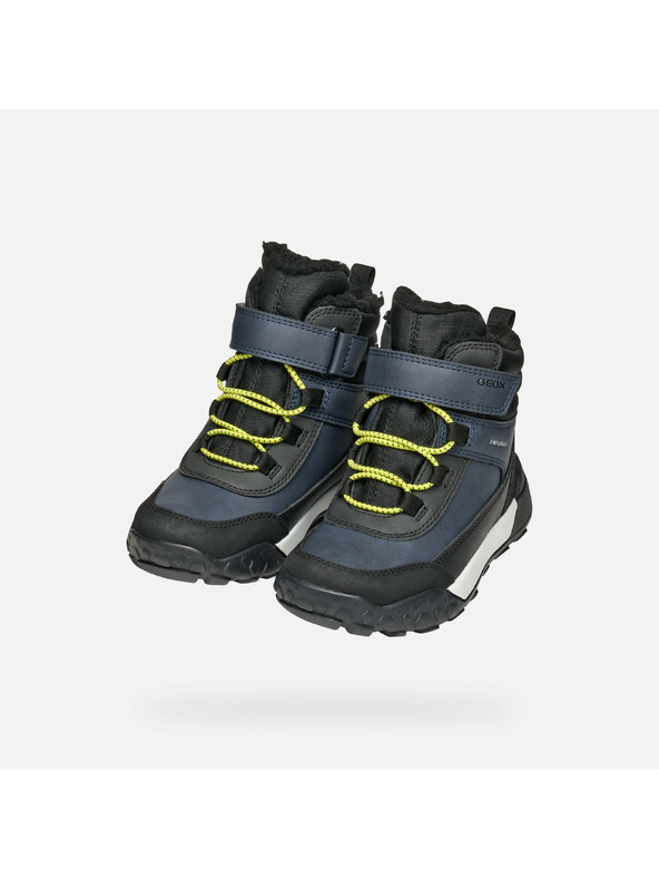 Geox Temno modra dečka gležnjararska obutev Geox Trekkyup ABX