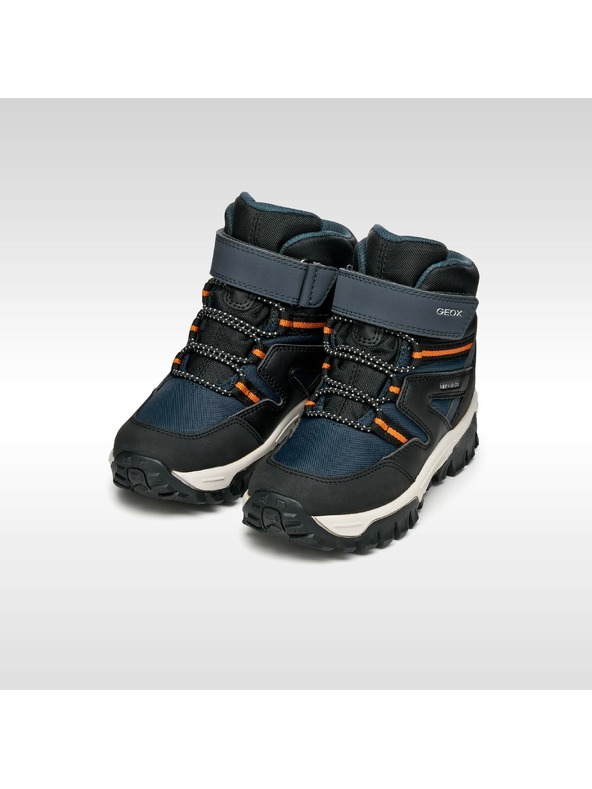 Geox Temno modri fantovski čevlji za prve korake Geox Himalaya Boy B ABX