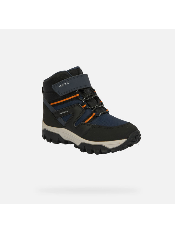 Geox Temno modri fantovski čevlji za prve korake Geox Himalaya Boy B ABX