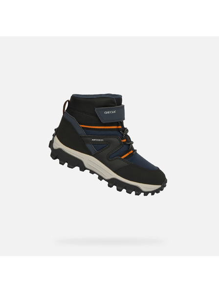 Geox Temno modri fantovski čevlji za prve korake Geox Himalaya Boy B ABX