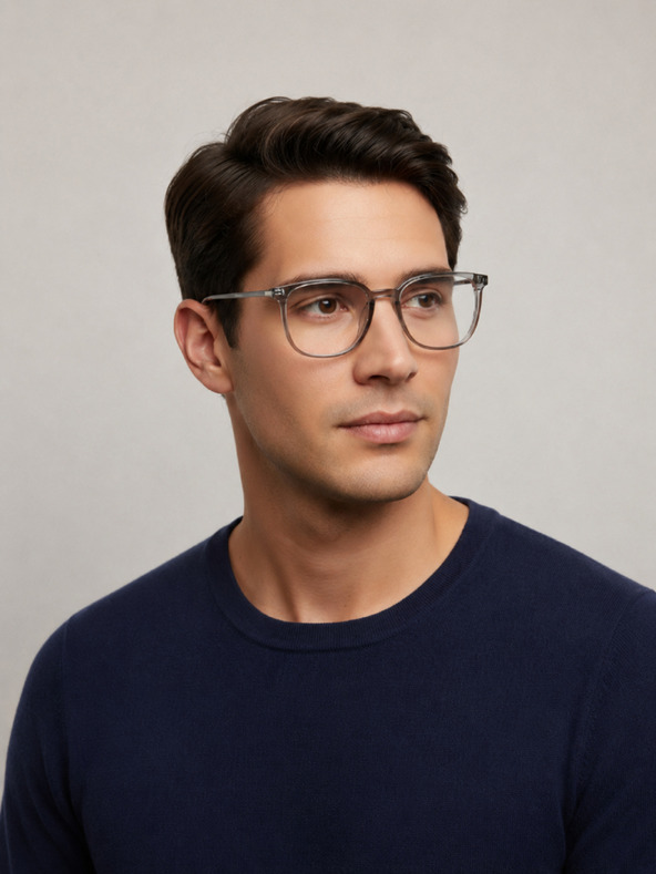 VEYREY VeyRey nerd sončna očala Extrabeet siva obroba prozorna stekla