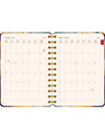 NOTIQUE NOTIQUE Spiralni 18-mesečni dnevnik Petito – Pisana agat 2026/2027, 13 x 18 cm