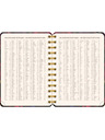 NOTIQUE NOTIQUE Spiralni 18-mesečni dnevnik Petito – Rdeči cvetovi 2026/2027, 13 x 18 cm