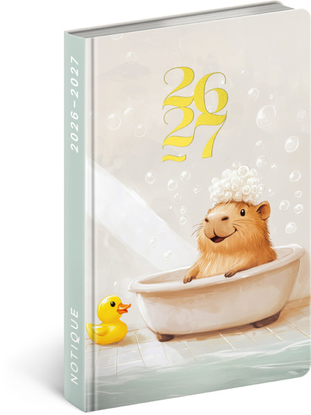 NOTIQUE NOTIQUE 18-mesečni dnevnik Petito – Kapibara 2026/2027, 11 x 16 cm