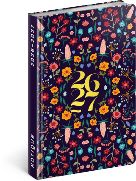 NOTIQUE NOTIQUE 18-mesečni dnevnik Petito – Flora 2026/2027, 11 x 16 cm