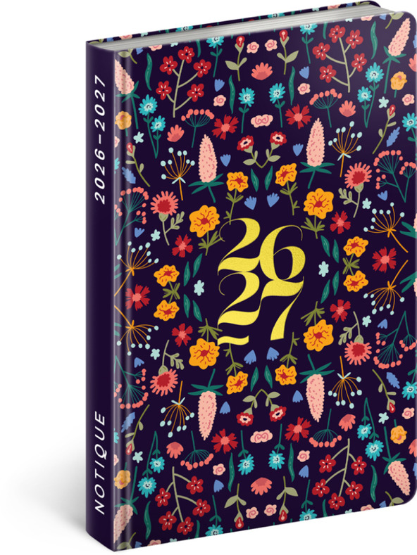 NOTIQUE NOTIQUE 18-mesečni dnevnik Petito – Flora 2026/2027, 11 x 16 cm