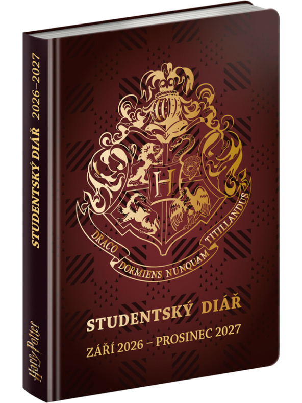 NOTIQUE NOTIQUE Študentski dnevnik Harry Potter (september 2026 – december 2027), 9,8 x 14,5 cm