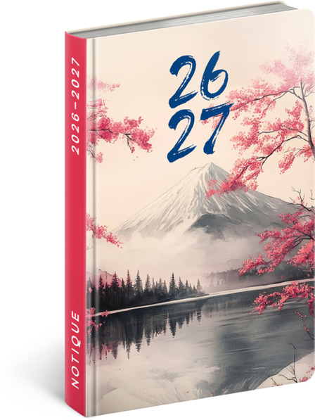 NOTIQUE NOTIQUE 18-mesečni dnevnik Petito – Japonska 2026/2027, 11 x 16 cm