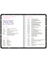 NOTIQUE NOTIQUE Študentski dnevnik Kuromi (september 2026 – december 2027), 9,8 x 14,5 cm