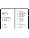 NOTIQUE NOTIQUE Študentski dnevnik Kuromi (september 2026 – december 2027), 9,8 x 14,5 cm