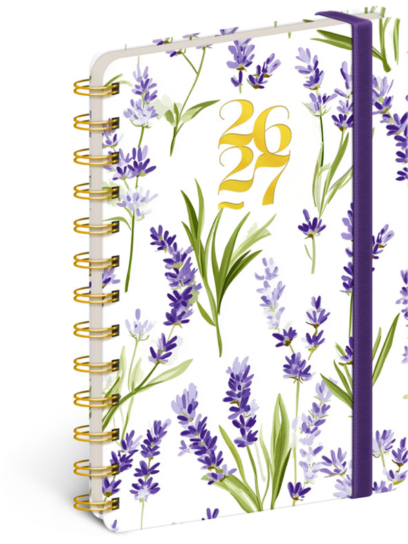 NOTIQUE NOTIQUE Spiralni 18-mesečni dnevnik Petito – Sivka 2026/2027, 13 x 18 cm