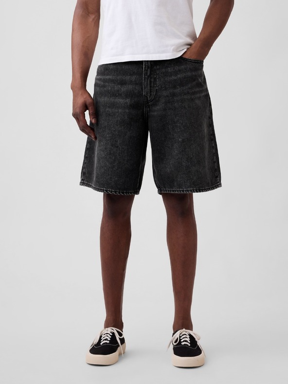 GAP Džins kratke hlače Loose SuperSoft GAP