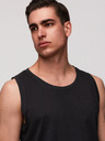 Ombre Clothing Moške bombažne majice BASIC - črna V3 OM-TSBT-0272 Ombre Clothing