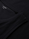 Ombre Clothing Moške bombažne majice BASIC - črna V3 OM-TSBT-0272 Ombre Clothing
