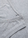 Ombre Clothing Moške bombažne majice BASIC - siva melanž V2 OM-TSBT-0272 Ombre Clothing
