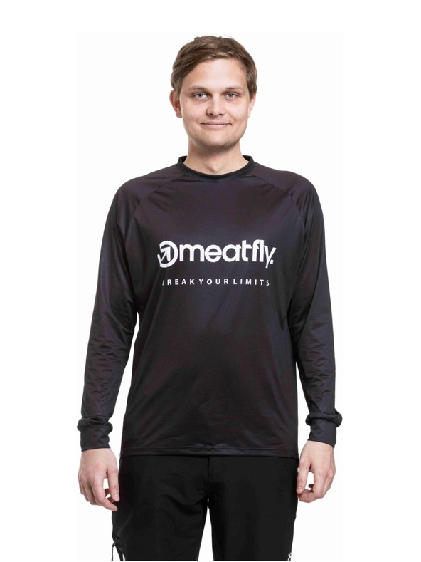 Meatfly Meatfly moški kolesarski dres Cliff Black