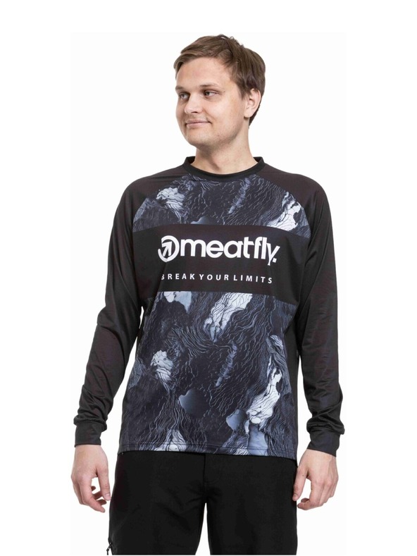 Meatfly Meatfly moški kolesarski dres Cliff Deep Lake / Black