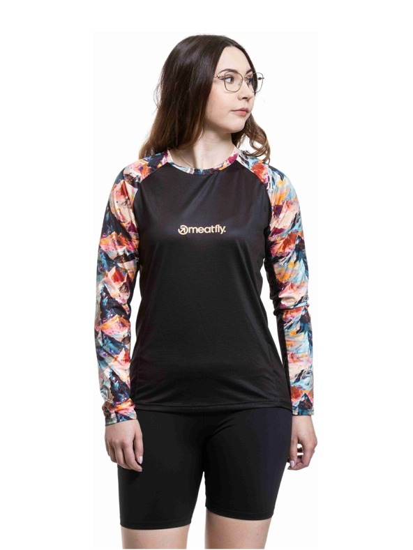 Meatfly Meatfly ženski kolesarski dres Leah Color Mountains / Black