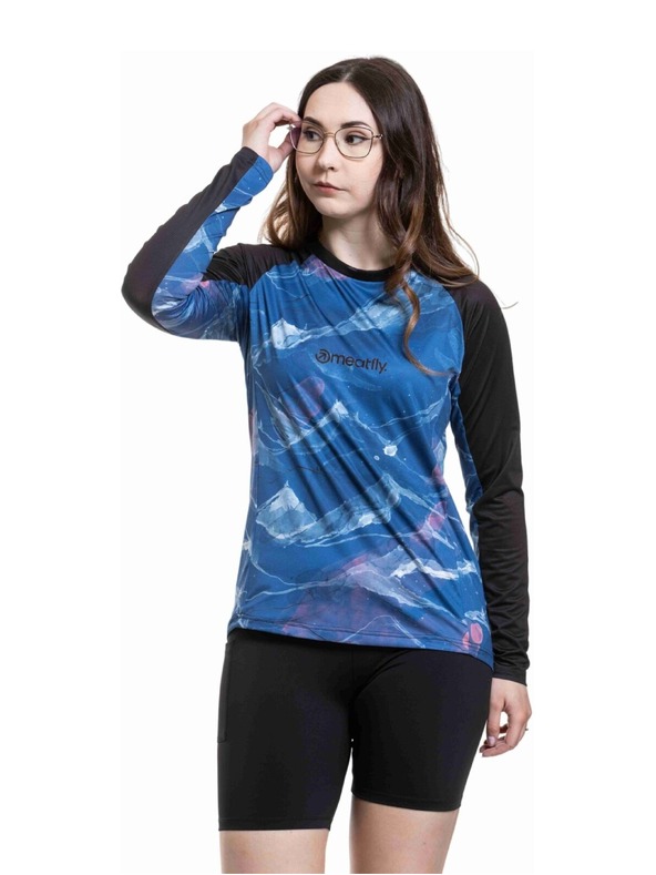 Meatfly Meatfly ženski kolesarski dres Leah Northern Lights / Black