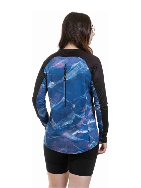 Meatfly Meatfly ženski kolesarski dres Leah Northern Lights / Black