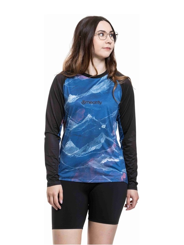 Meatfly Meatfly ženski kolesarski dres Leah Northern Lights / Black