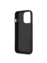 Guess Guess PU 4G kovinski zadnji ovitek z logotipom za iPhone 13 Pro Max Grey