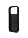 Guess Guess PU Leather 4G Colored Ring MagSafe Zadnji ovoj za iPhone 17 Pro Black