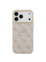 Guess Guess PU Leather 4G Gold Frame MagSafe Zadnji ovoj za iPhone 17 Pro Max Pink