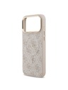 Guess Guess PU Leather 4G Gold Frame MagSafe Zadnji ovoj za iPhone 17 Pro Max Pink