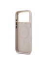 Guess Guess PU Leather 4G Gold Frame MagSafe Zadnji ovoj za iPhone 17 Pro Max Pink