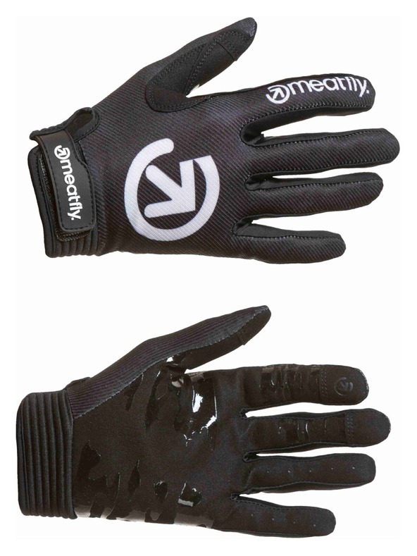Meatfly Meatfly kolesarske rokavice Handler Black / White
