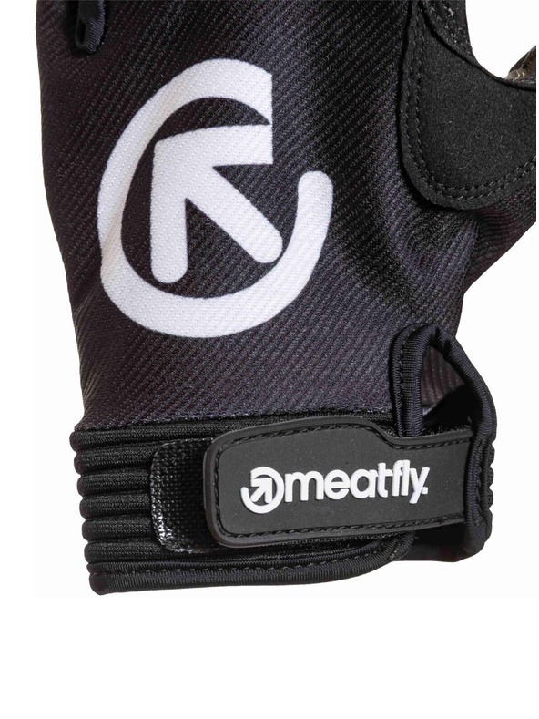 Meatfly Meatfly kolesarske rokavice Handler Black / White