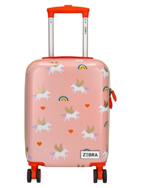 Zebra Trends Otroški kovček Zebra Adventurer 21492 Pink