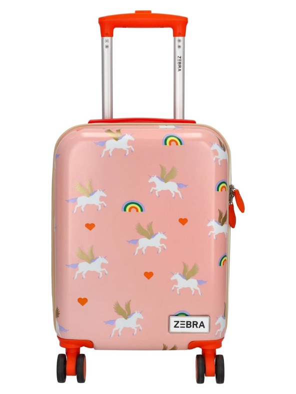 Zebra Trends Otroški kovček Zebra Adventurer 21492 Pink