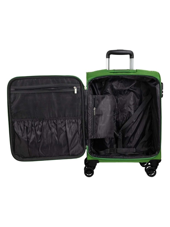 Skyline Potovalni kovček Skyline Orlando 4w S Green