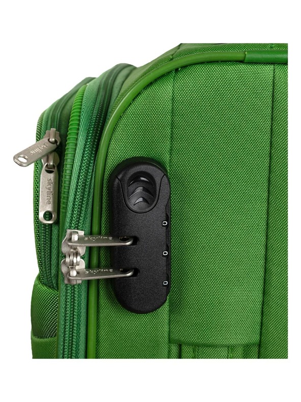 Skyline Potovalni kovček Skyline Orlando 4w S Green