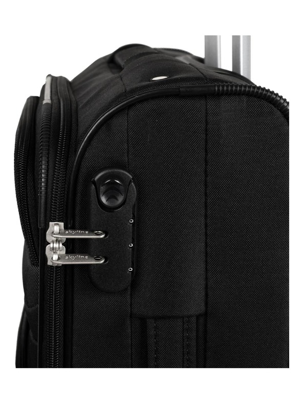 Skyline Potovalni kovček Skyline Orlando 4w S Black