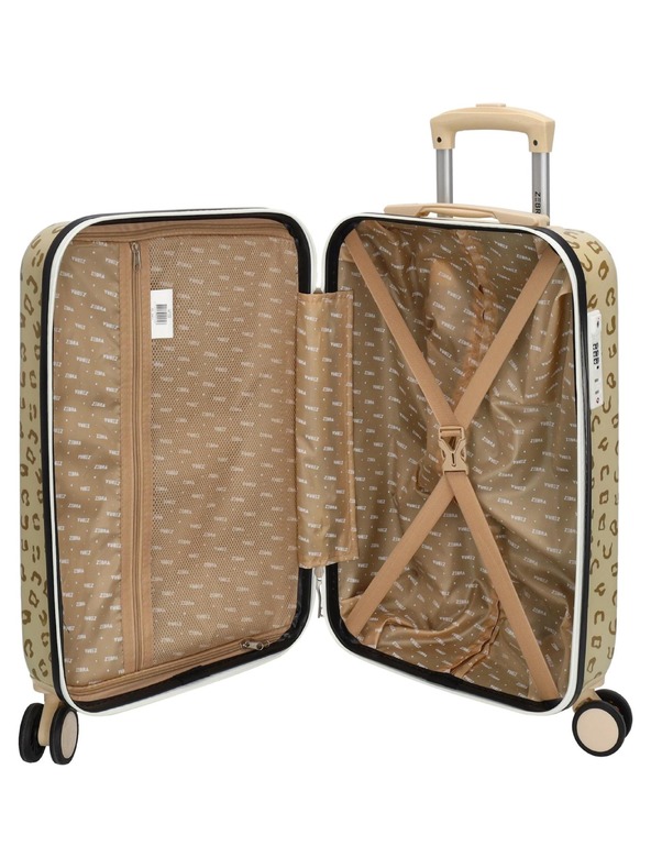 Zebra Trends Potovalni kovček Zebra Travel 21493 S Gold