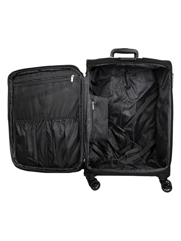 Skyline Potovalni kovček Skyline Orlando 4w M Black