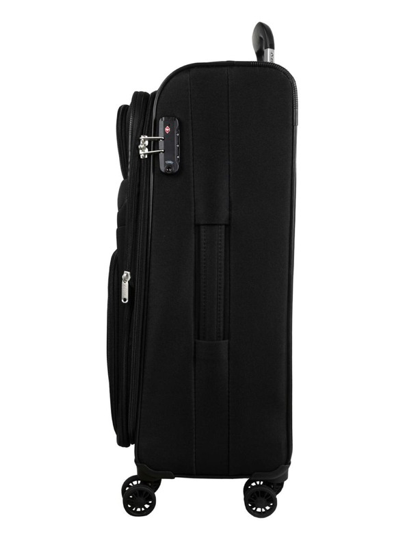 Skyline Potovalni kovček Skyline Orlando 4w M Black