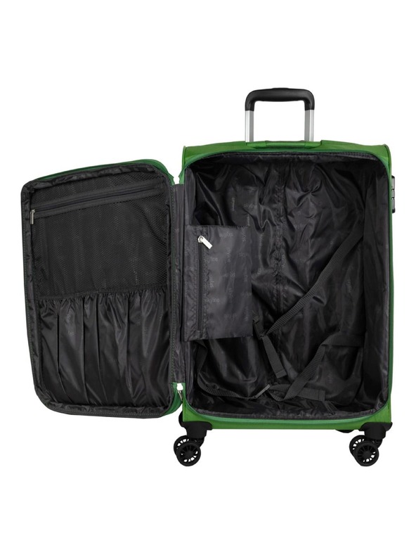 Skyline Potovalni kovček Skyline Orlando 4w M Green