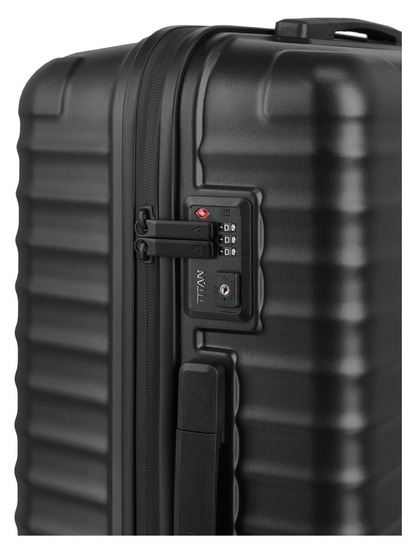 Titan Potovalni kovček Titan Upgrade M plus Nightshade black