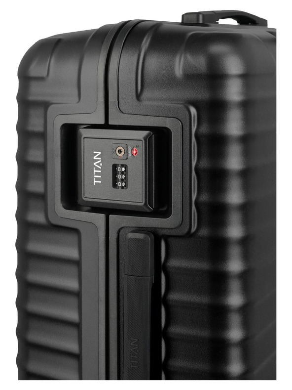 Titan Potovalni kovček Titan Overseas M plus Nightshade black