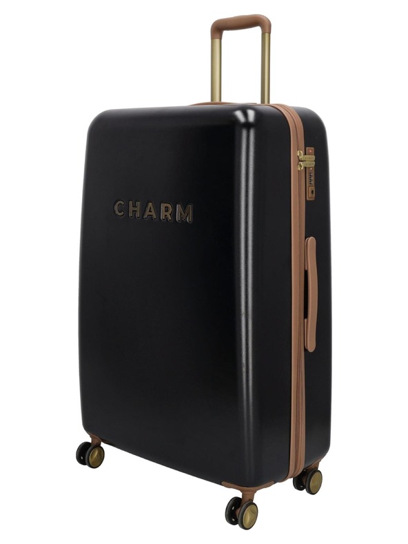 Charm London Potovalni kovček Charm London Capetown L Black
